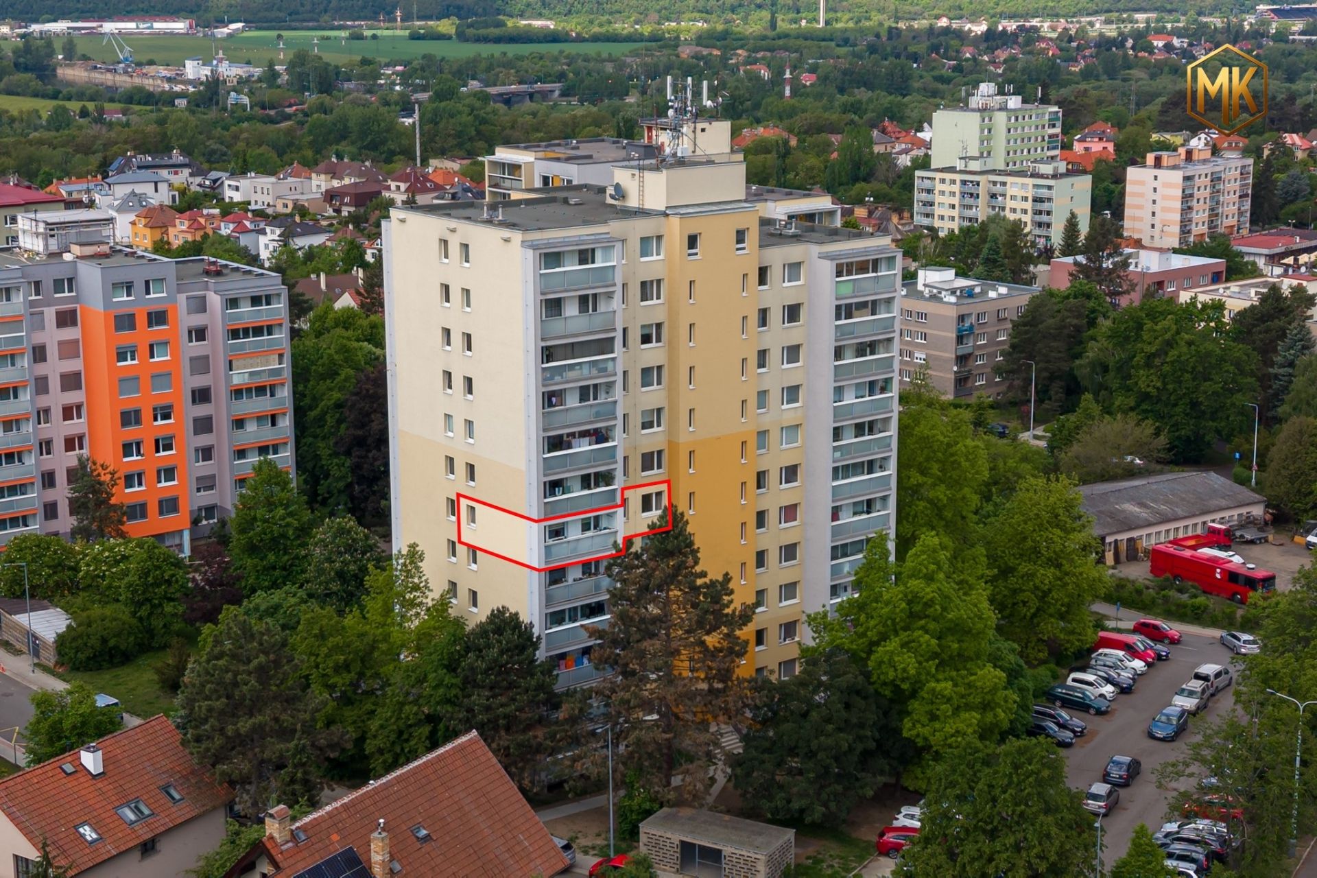 Prodej bytu 3+1, podlahová plocha 68,73 m², Praha-Komořany